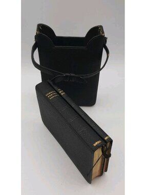 Antique Book of Common Prayer and Hymns Set in Original Case Handle Canada